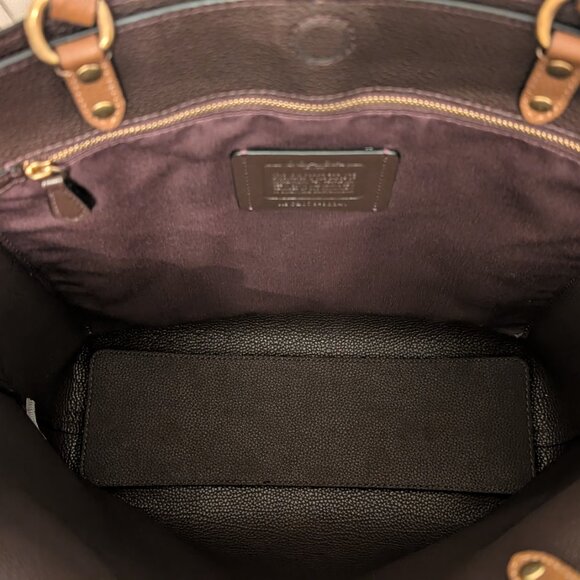 Pre-Loved Coach Plaza Tote - Picture 6 of 11
